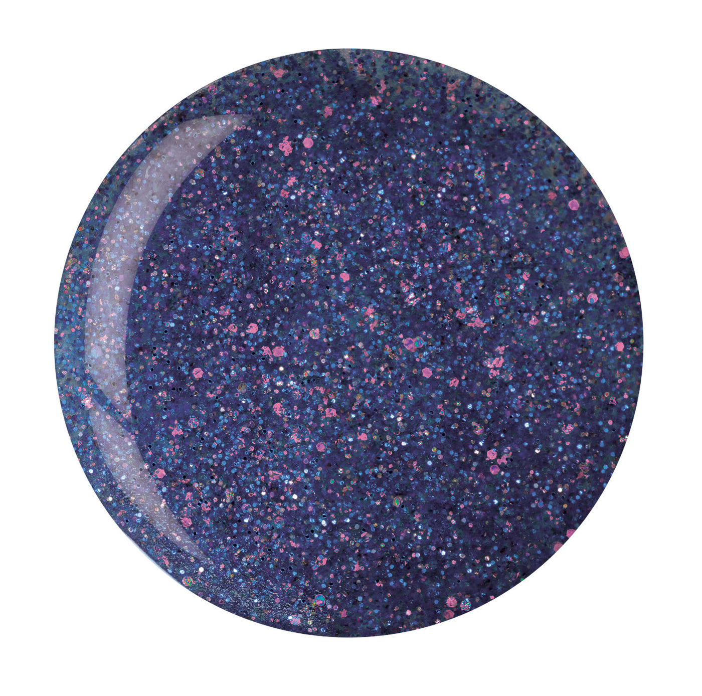 CP Dipping Powder14g - 5606-5 Blue W/ Pink Glitter