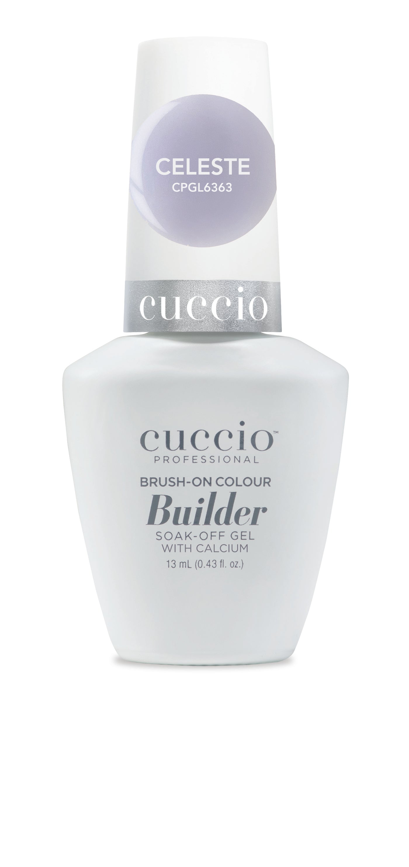 LED/UV Brush-on-Builder Gel Celeste 13ml Cuccio
