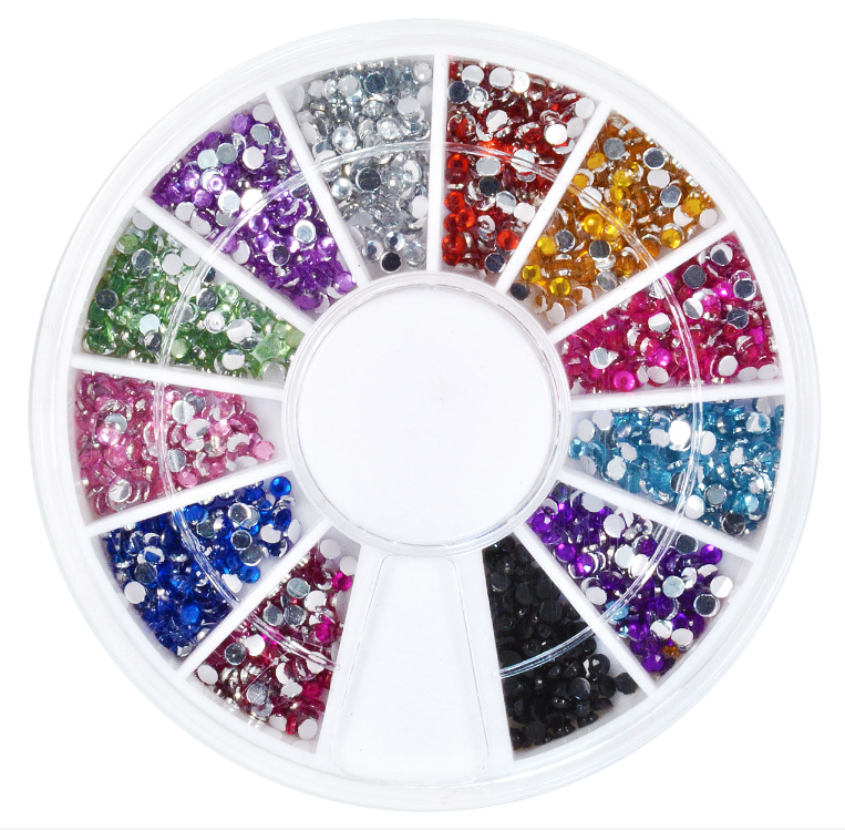 Nailart Strasssteinchen Rad 500 Stk.