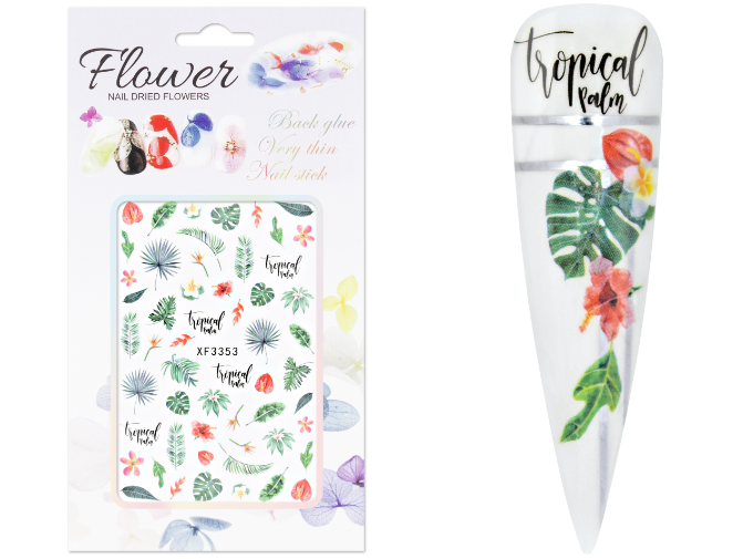 Nailart Sticker Tropical Vibes