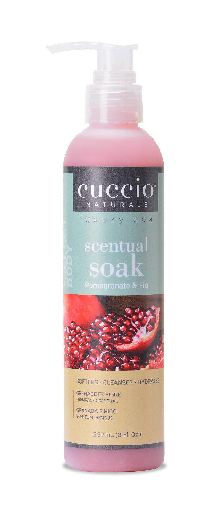 Handbad Soft Soak 3-1 Pomegranate & Fig 237ml Cuccio