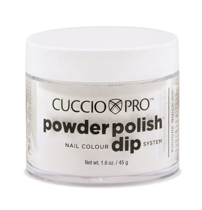 CP Dipping Powder 45g 5529 White w/Silver Mica