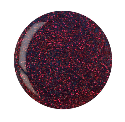 CP Dipping Powder14g - 5595-5 Purple W/ Red Glitter