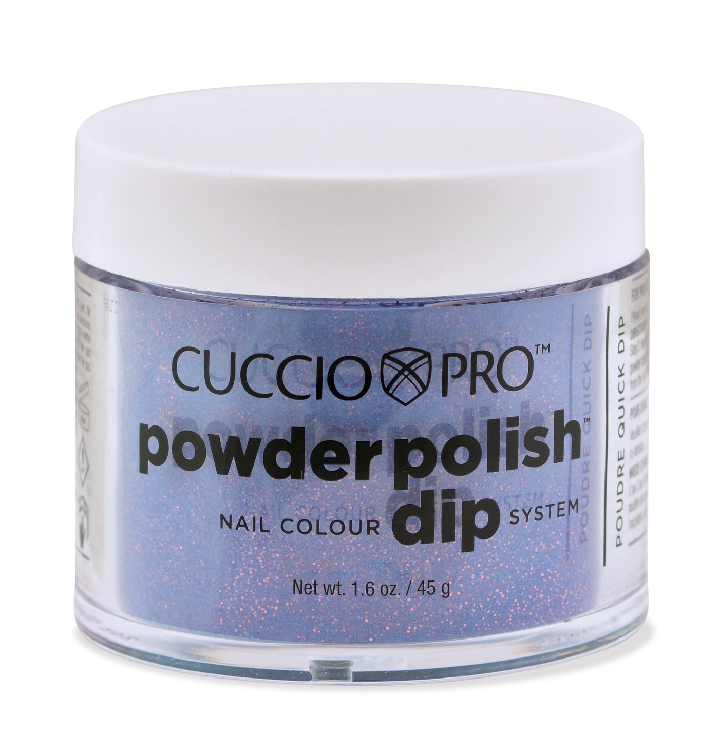 CP Dipping Powder 45g 5606 Blue w/Pink Glitter