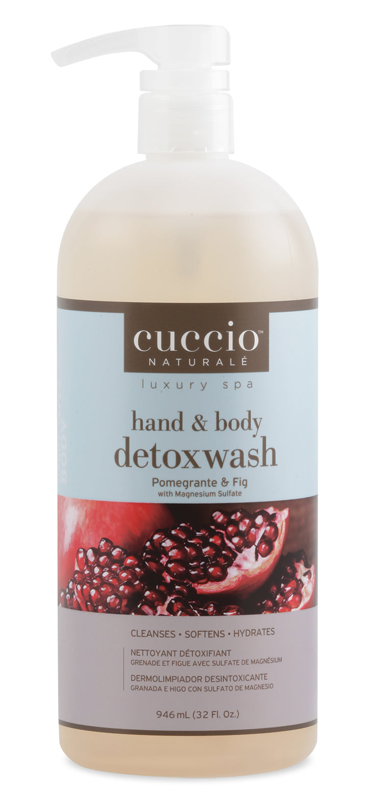 Duschgel Detoxwash Pomegranate & Fig 946ml Cuccio