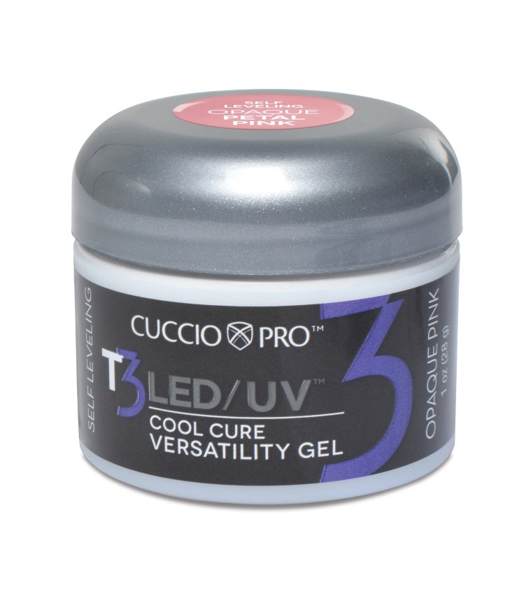 T3-LED Gel Opaque Petal Pink 28g Self Leveling