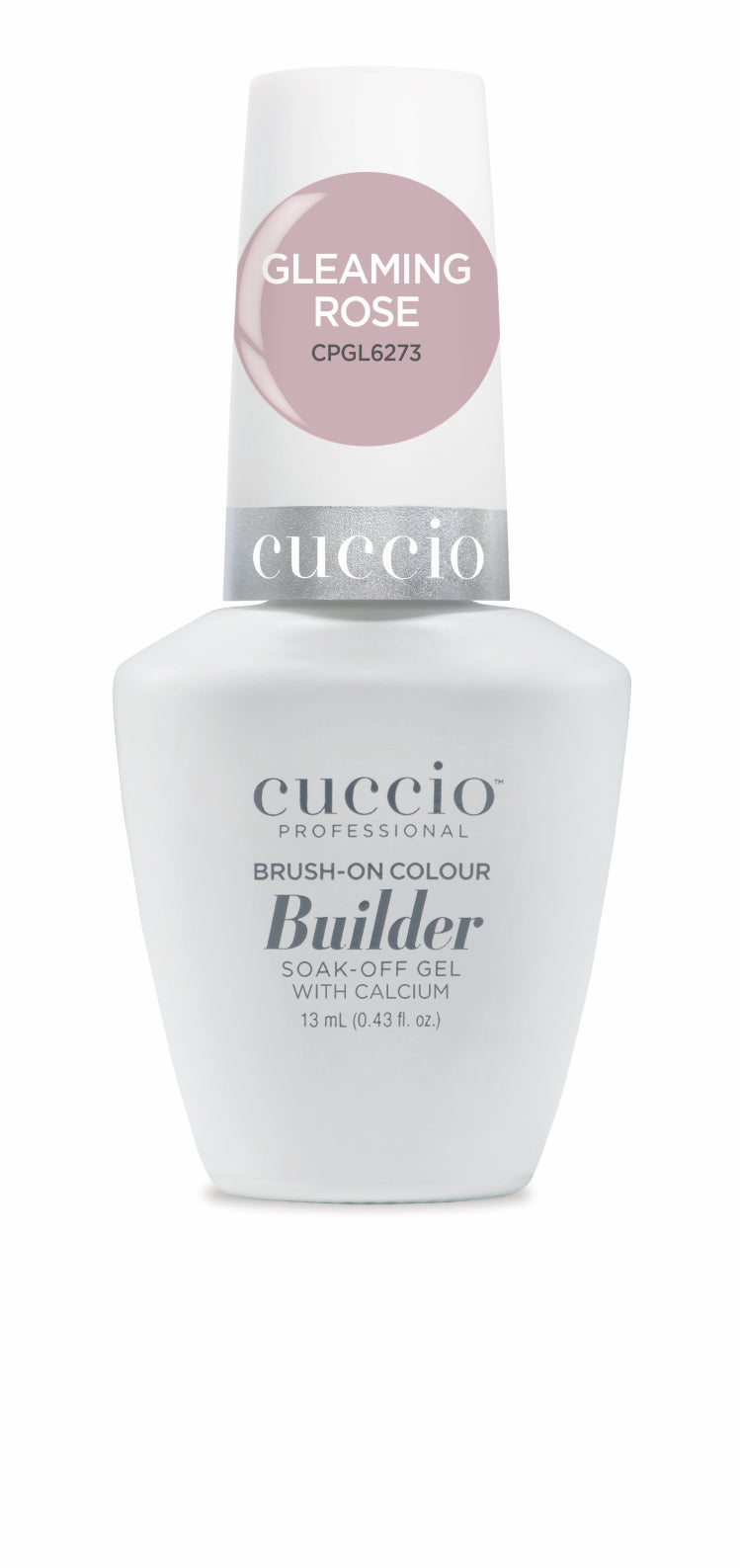 LED/UV Brush-on-Builder Gleaming Rose Gel 13ml Cuccio