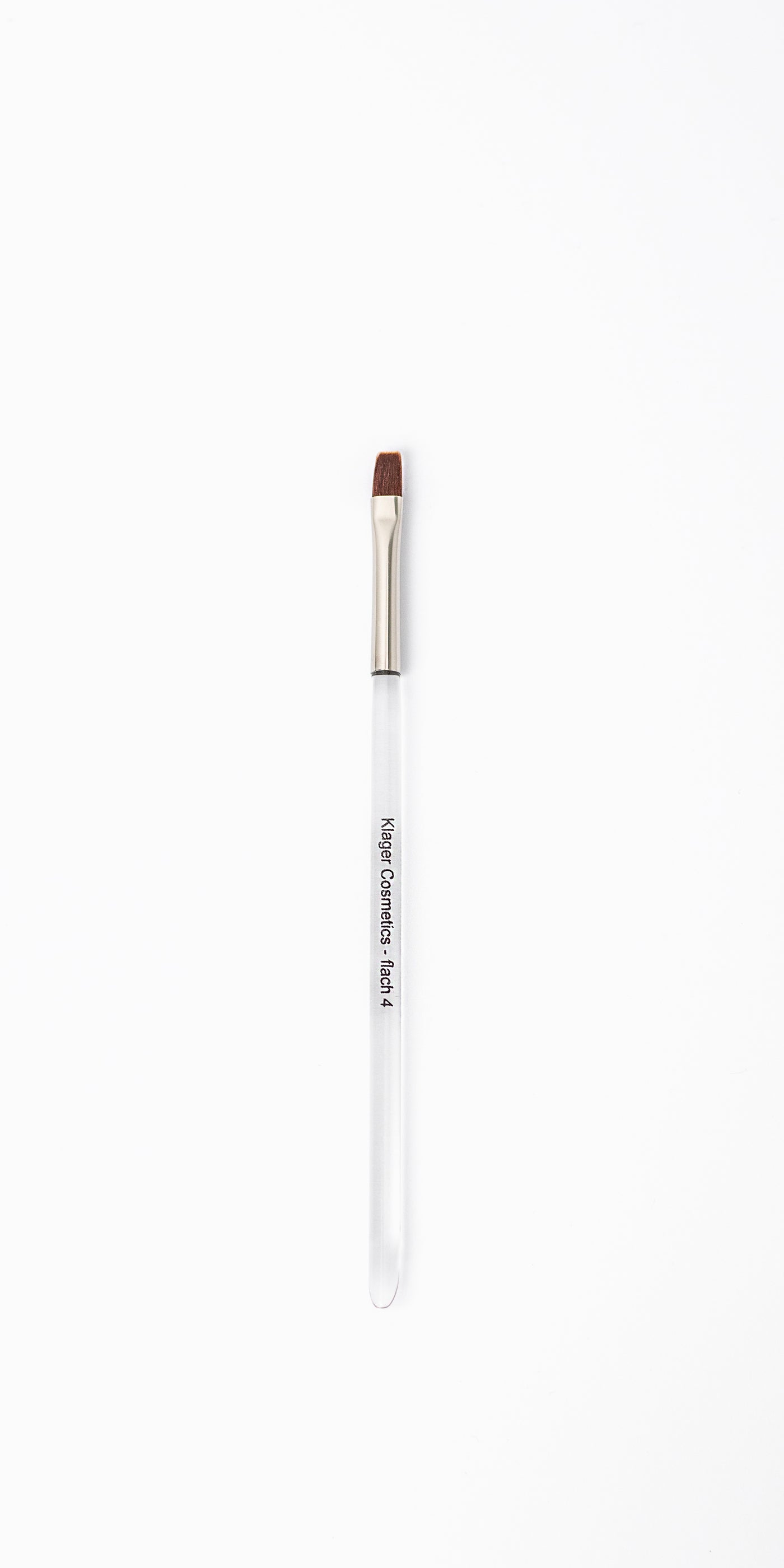 Pinsel Gel mahagoni flach 4 mit Acrylstiel